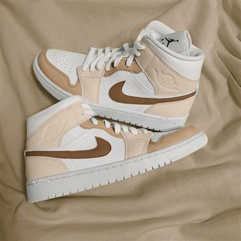 nike air jordan mid 1 beige|Nike jordan 1 price uk.